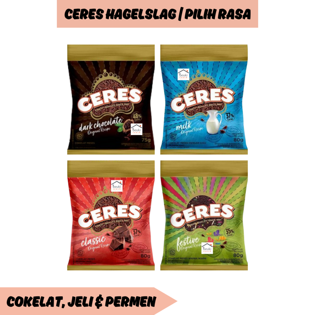 

Ceres Meses Hagelslag Kemasan Kecil Berbagai Varian Pilih Rasa