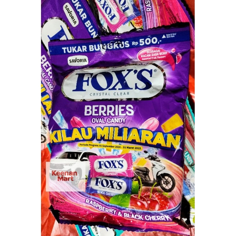 

1. Permen Fox's Rasa Random - Sensasi Segar yang Menggoda!