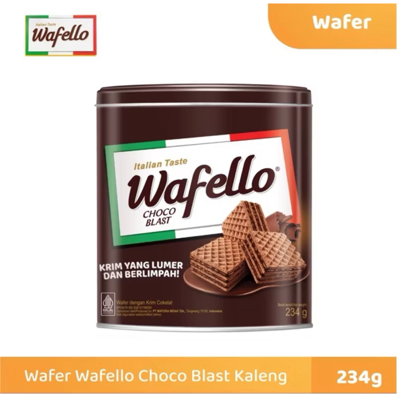 

wafello bites italian taste wafer coklat kaleng