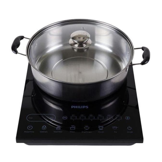 Kompor Induksi Listrik Philips Induction Cooker HD 4932 Free Panci