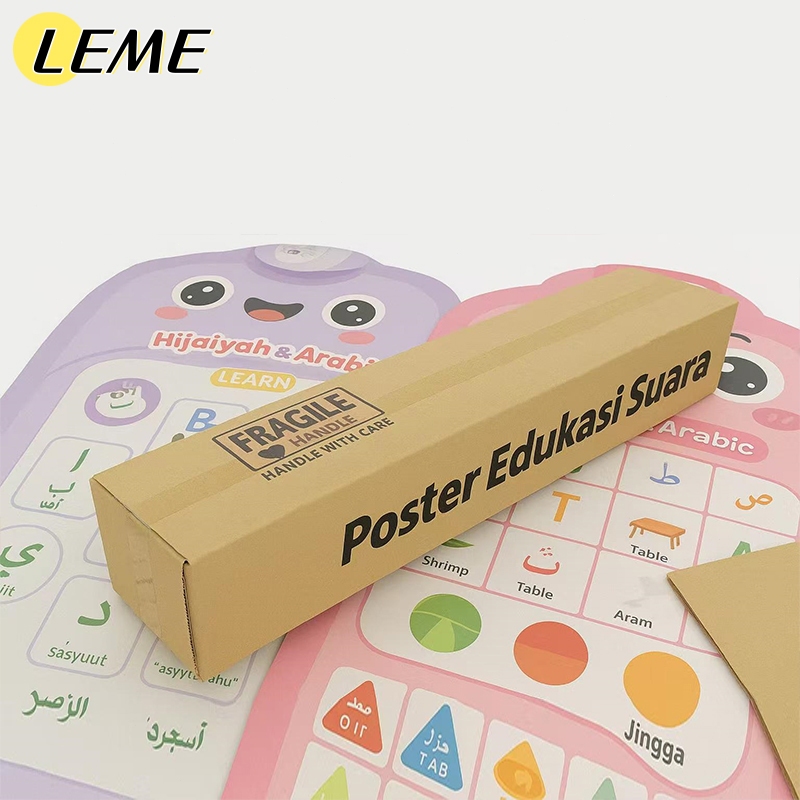 

【Box Karton】Poster Dinding Edukasi Suara Mainan Kotak Kemasan Poster Dapat Gratis Jika Beli 2 Poster