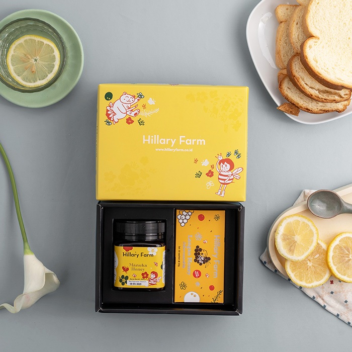 

Hampers Manuka Honey 250gr dan Travel Pack Longan Honey