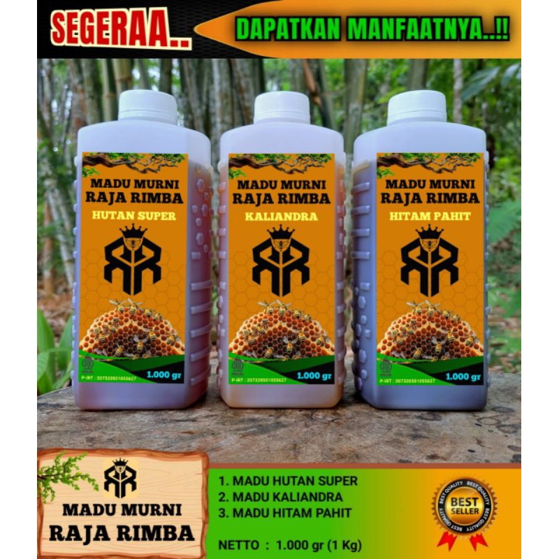 

Madu murni tanpa campuran RAJA RIMBA netto 1 kg solusi pilihan tepat untuk keluarga