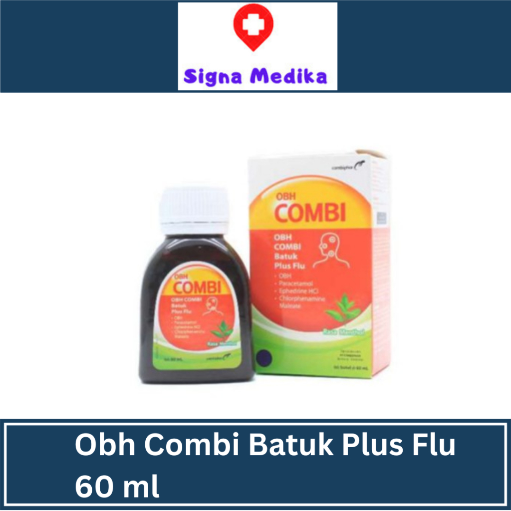 Obh Combi Batuk Plus Flu Menthol 60 ml - Obat Batuk Pilek Dewasa