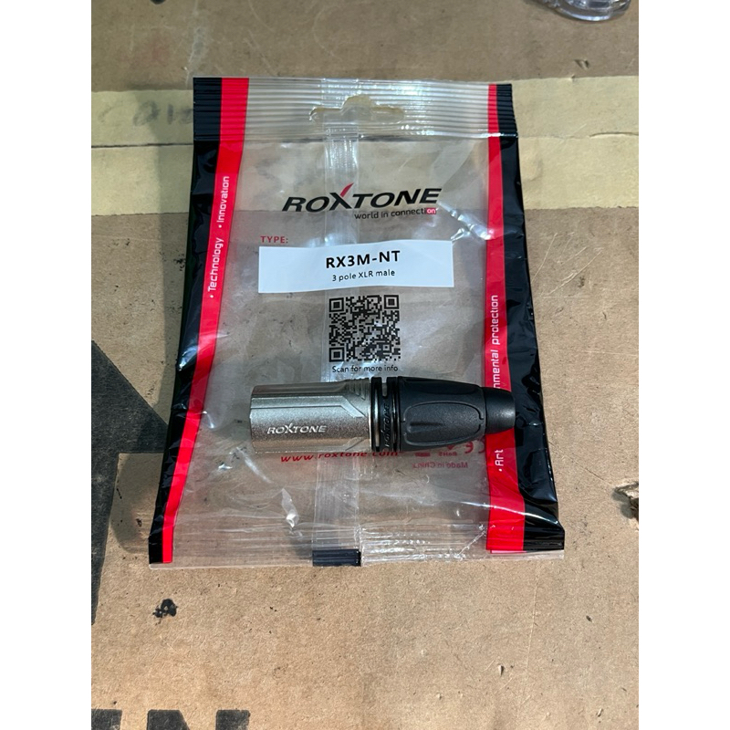 Jack canon Male XLR Roxtone laki original Roxtone high quality