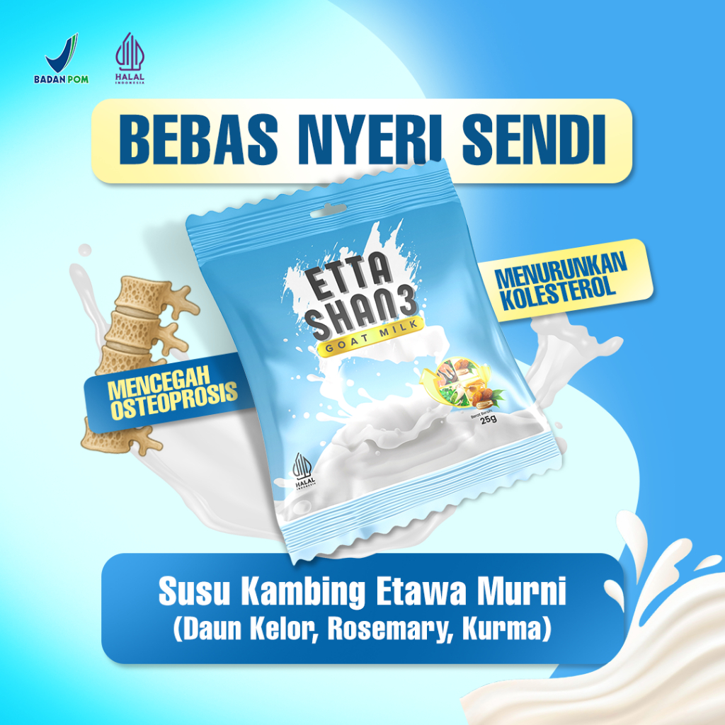 

Susu Ettawa Bubuk Original – Solusi Sehat untuk Osteoporosis & Kolesterol Tinggi kemasan sachet praktis 25gr