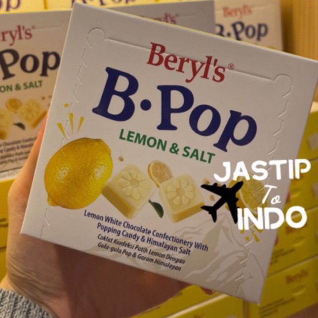 

Beryls Bpop Lemon White Choco & Popping Candy | Coklat Beryls Malaysia