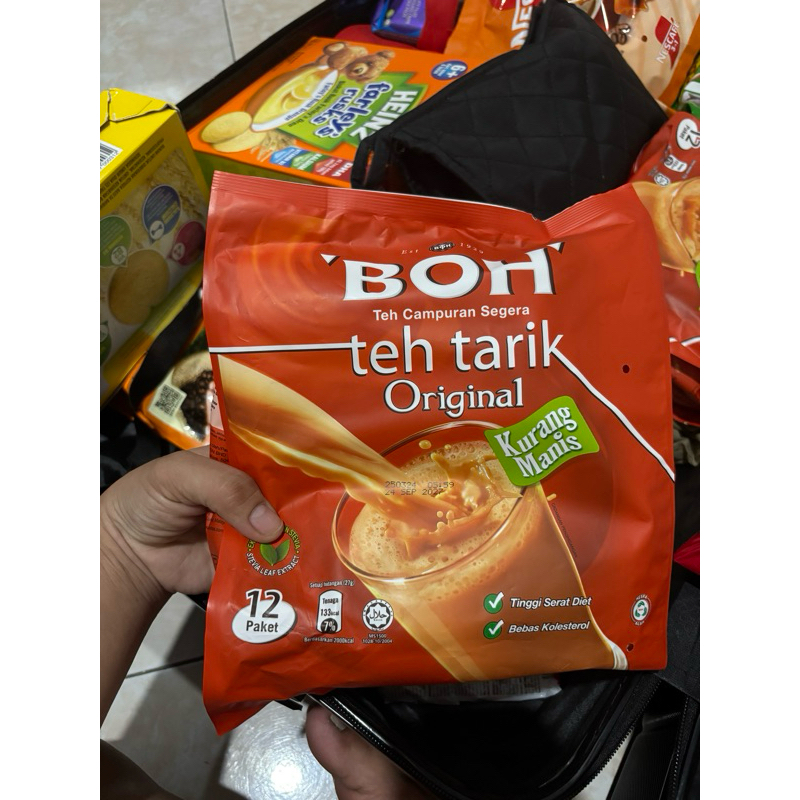 

Boh teh tarik malaysia kurang manis isi 12 Pcs