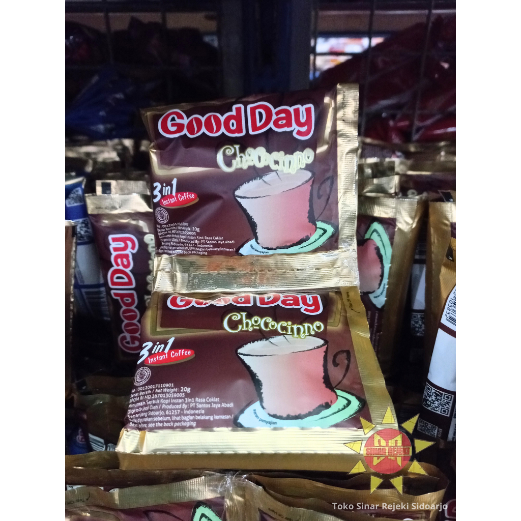 

Good Day Chococinno 3 In 1 Isi 10 Sachet @20 gram