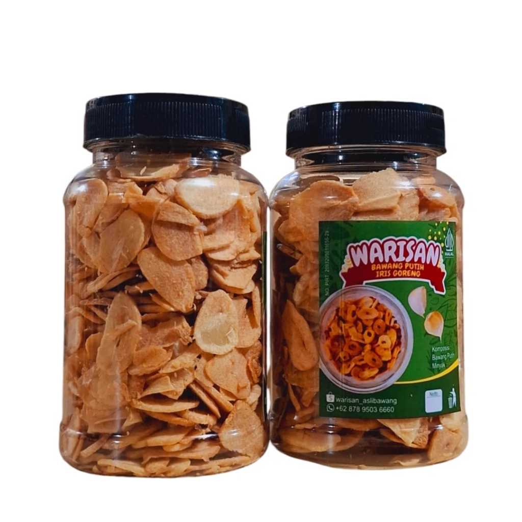 

bawang putih goreng crispy 100gr - bawang putih goreng asli iris tanpa tepung gurih dan renyah / bawang putih asli kualitas super