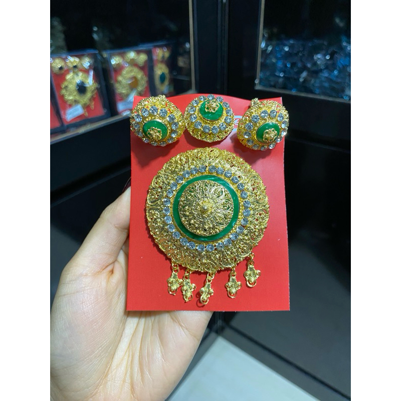 Set Alpaka Bali Motif Donat Mini (subeng bali/cerorot)