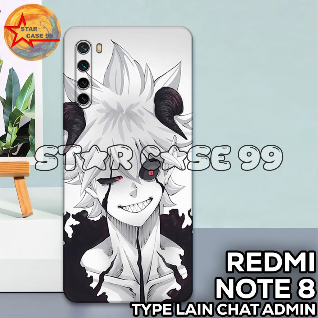 Softcase redmi note 8 /S29/Motif anime/case redmi note 8/casing redmi note 8/silikon