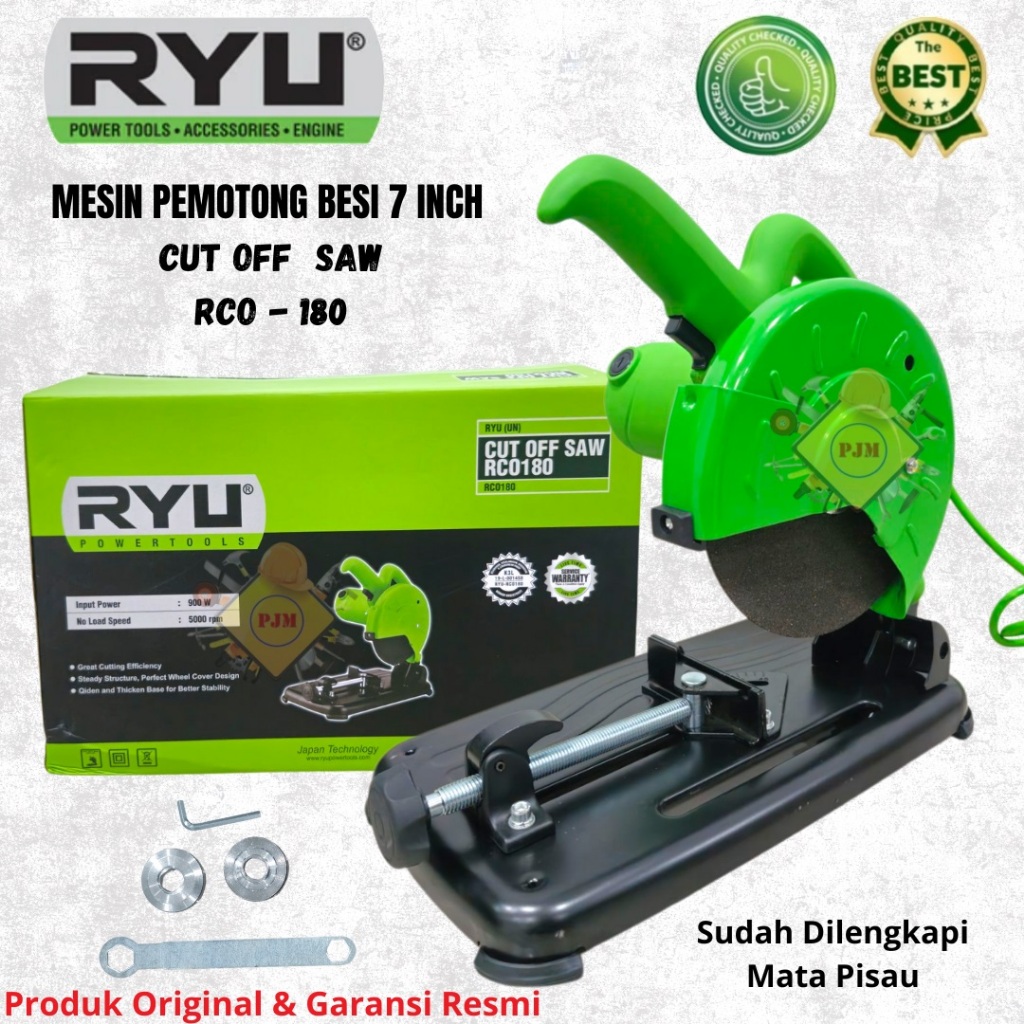 Tekiro Ryu Cut Off Cutting Wheel Chop Saw / Mesin Pemotong Besi 7 Inch