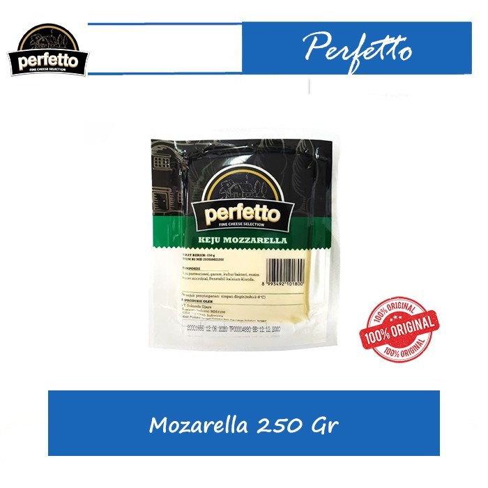 

Perfetto Mozarella Cheese 250 Gr / Keju Mozarella