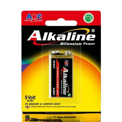 Baterai Alkaline 9 Volt 6LR61 Batrai Kotak / Alkaline 9 Volt