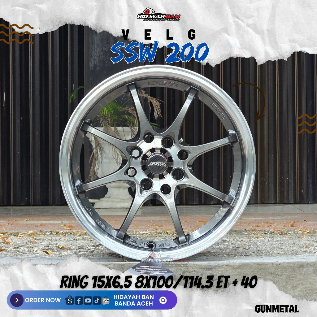VELG SSW 200 RING 15 PCD 8X100/114.3 ET 40