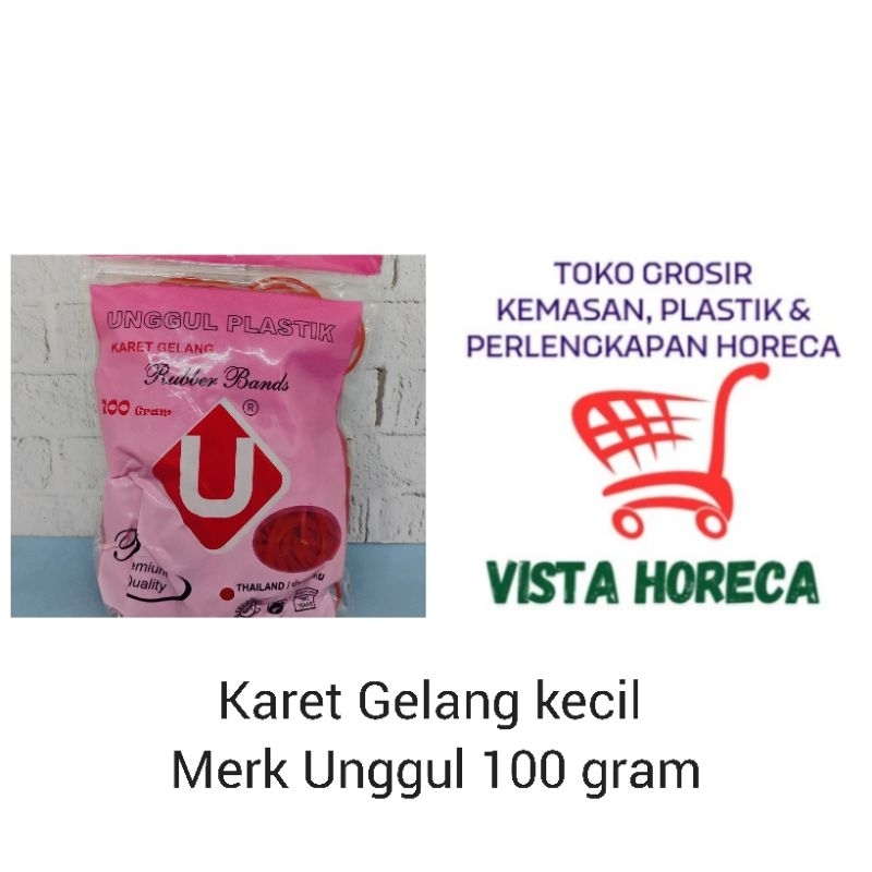 

Karet Gelang Merah Kecil Premium Made In Thailand Kualitas Super 1 ons