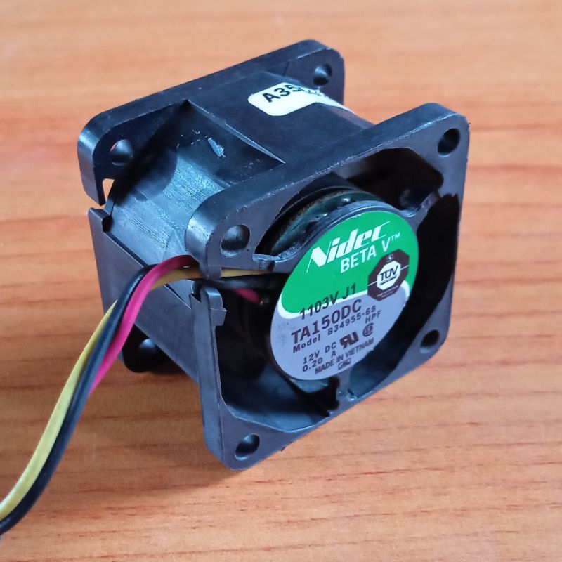 KIPAS NIDEC 12V 0.20A 4X4 CM TEBAL 2.8CM