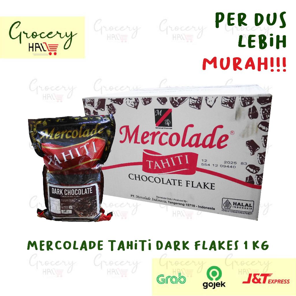 

[ HARGA DUS ] MERCOLADE TAHITI CHOCOLATE FLAKES 1 KG - 1 DUS ISI 10
