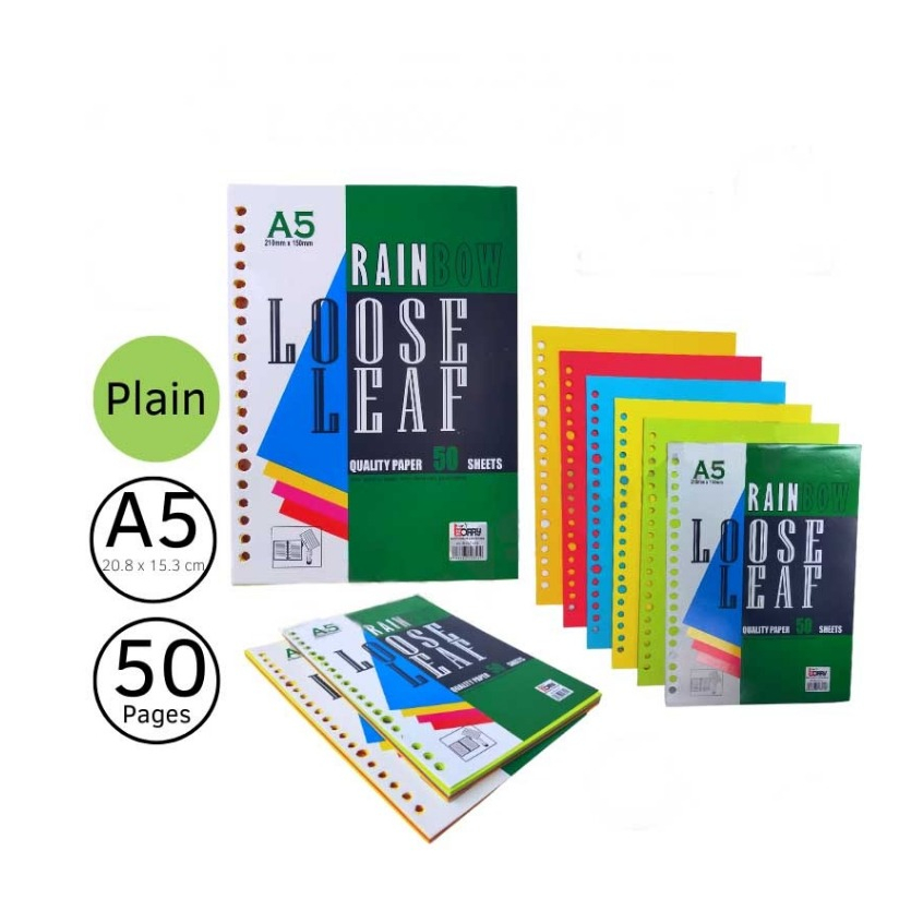 

WORRY - ISI BINDER / REFILL LOOSE LEAF A5 50 WARNA POLOS