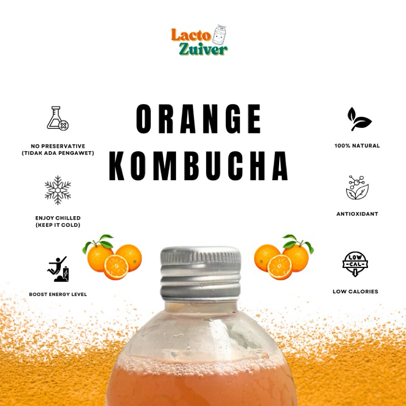 

Orange Kombucha 250 mL