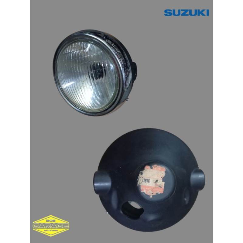 batok totok refrektor kaca depan suzuki ts100 ts125ER ts duster nos original