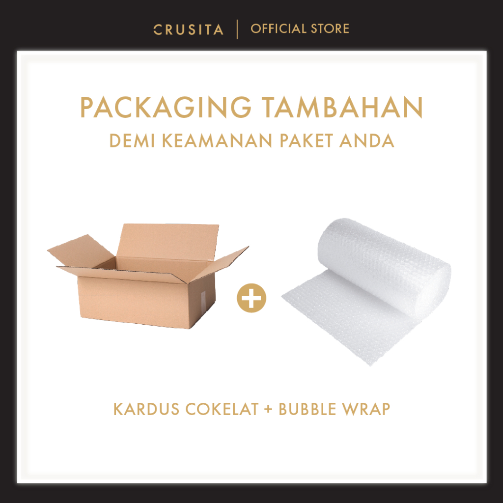 

Packaging Tambahan Kardus Coklat dan Buble Wrap