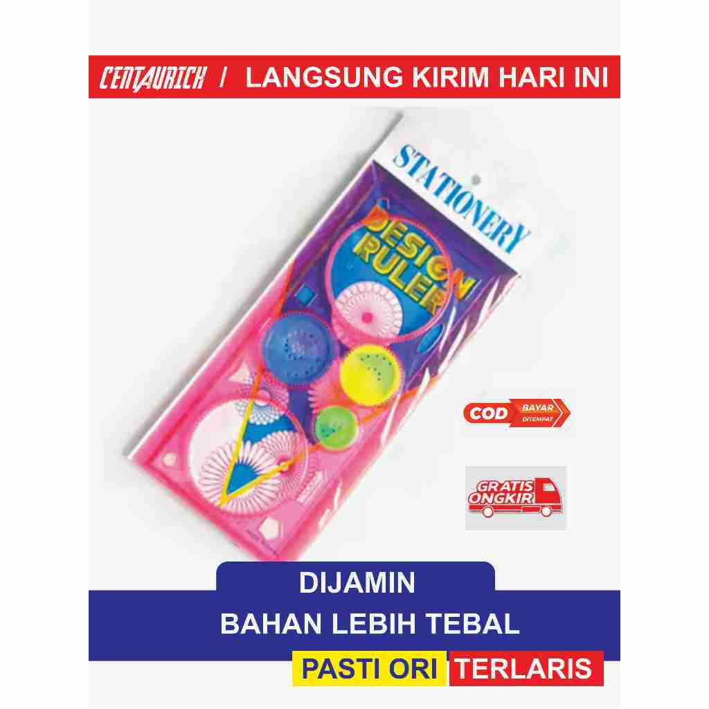 

Penggaris Rotary Ruler Design Bunga Kcl Sekolah Pola