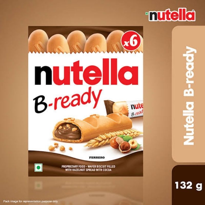 

Nutella B-Ready Bready Coklat 132Gr isi 6