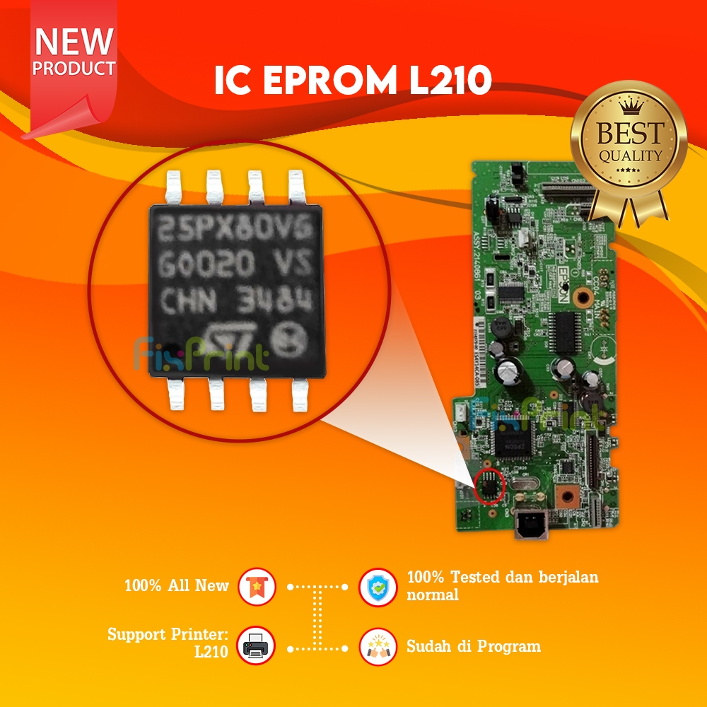 IC Eprom Epson L210  IC Eeprom Reset Epson L210  Resetter Printer Epson L210 Murah