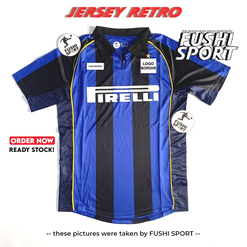 RETRO | Jersey Baju Bola Inter Home 2001 2002