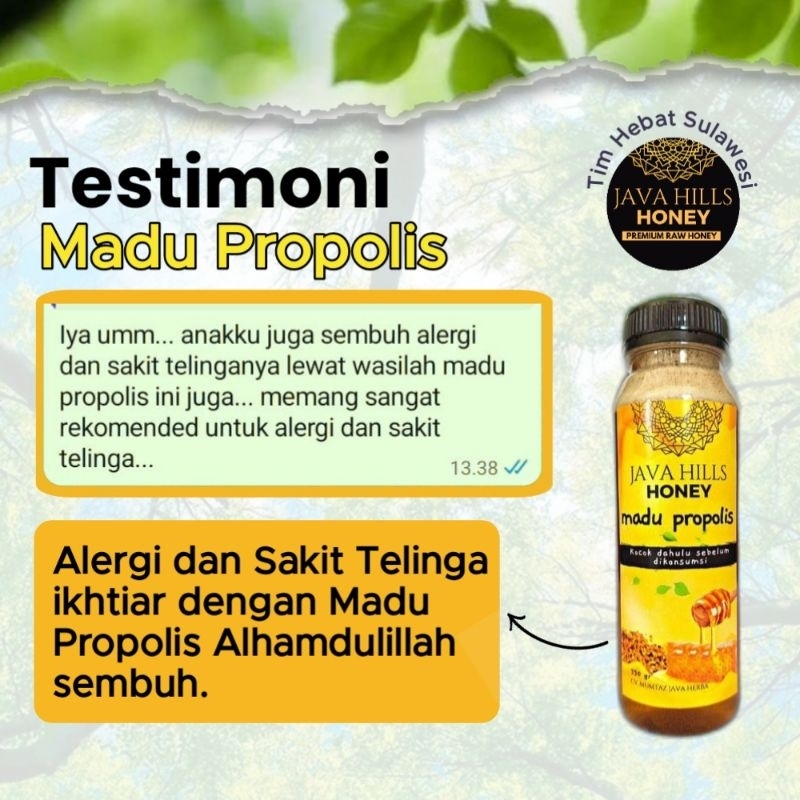 

Madu propolis javahils honey