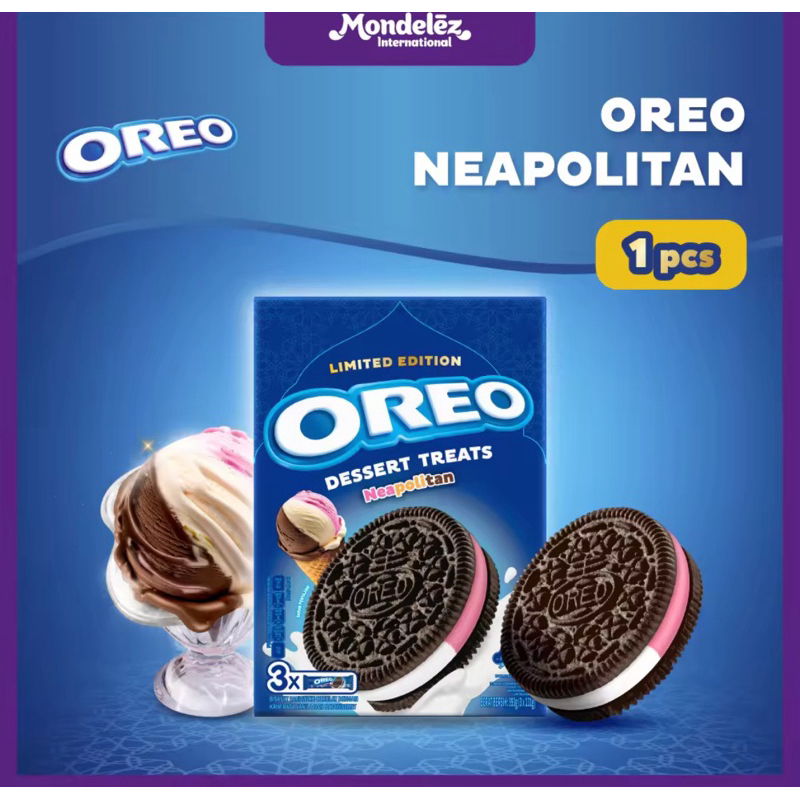 

Oreo Dessert Treats Neapolitan 3x131gr