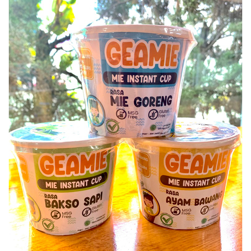 

Mie Instan Cup Gluten-Free Vegan | Mohon Baca Deskripsi | Geamie