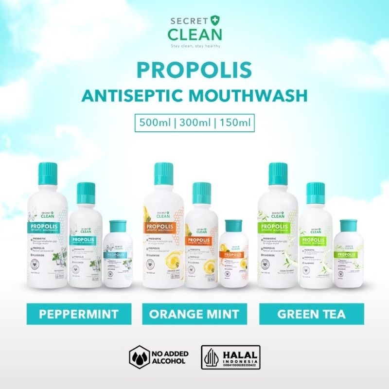 Secret Clean Propolis Antiseptic Mouthwash