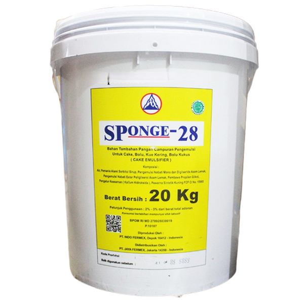 

Cake Emulsifier Sponge 28 Pengembang Kue 20Kg