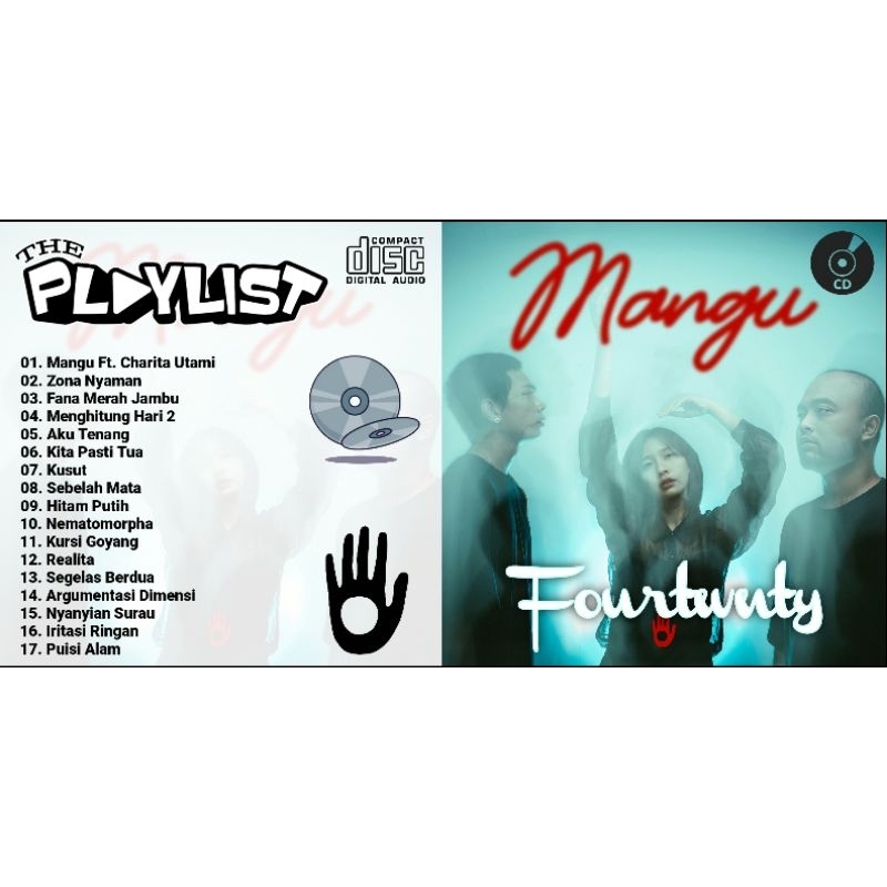 KASET COMPACT DISC AUDIO MOBIL - CD LAGU FOURTWNTY BEST ALBUM TERPOPULER