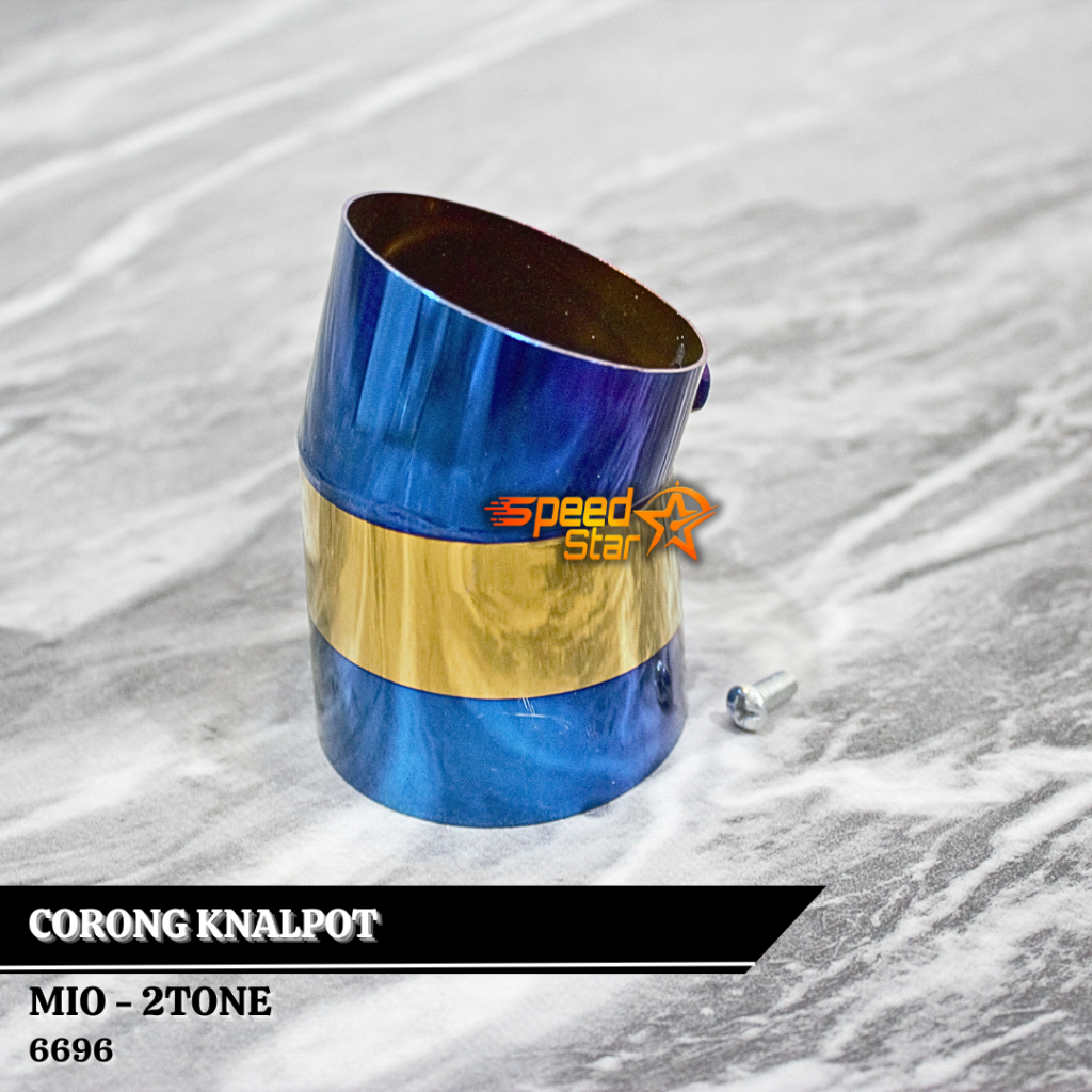 CUCI GUDANG CORONG KNALPOT TWO TONE MIO J-MIO SOUL GT-MIO M3-MIO SPORTY- DLL UNIVERSAL MOTOR