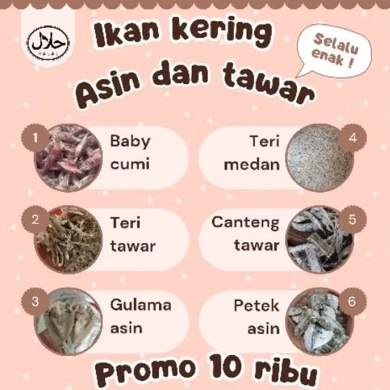

Promo 10k ikan asin kering