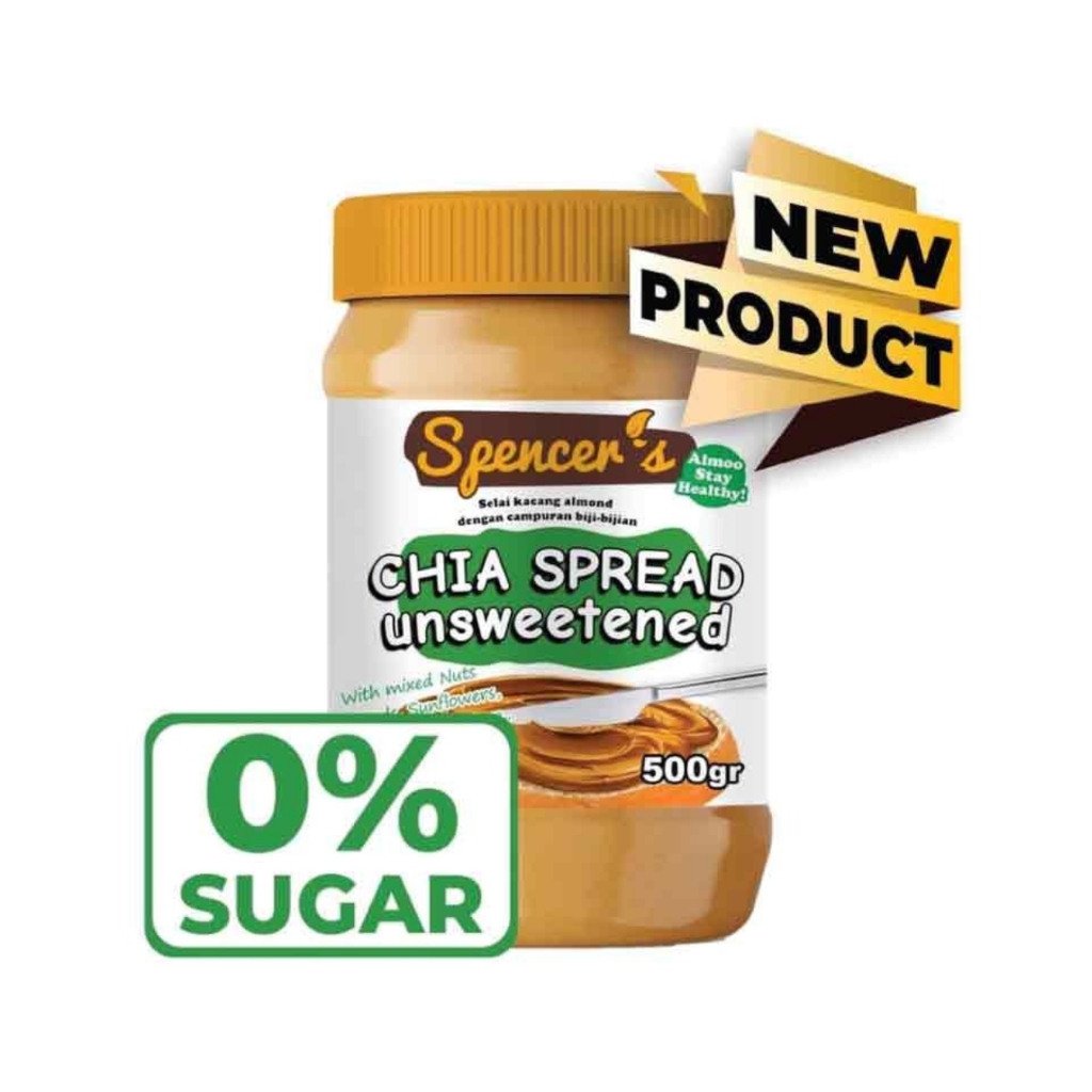 

Spencer's Chia Spread Unsweetened (500gram)