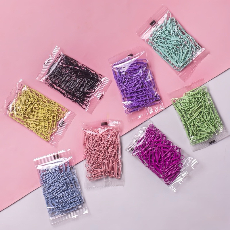 

Klip kertas/Paper Clip Warna Metalic/Penjepppit kertas/Amplop aesthetic