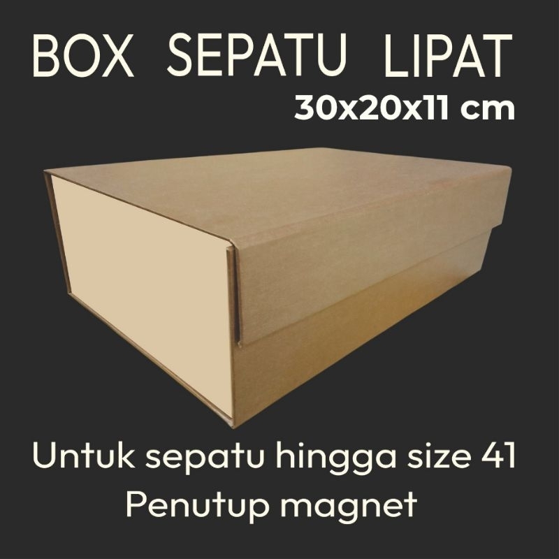 

Box Kado Sepatu Lipat Elegan - Kotak Hadiah Premium - Hingga Size 41