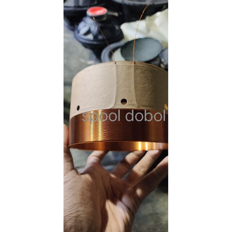 spool spul speaker PHASELAB DR Scf1200 18inc spul 5,5inc fiber in-out