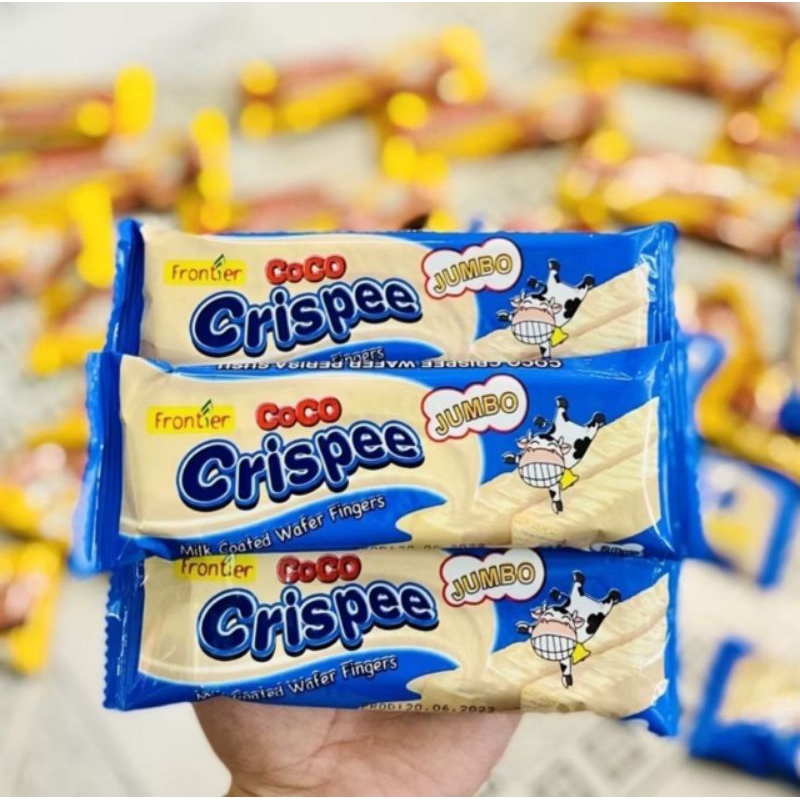 

FRONTIER COCO CRISPEE MILK COATED WAFER BISCUIT 1 BOX ISI 24PCS