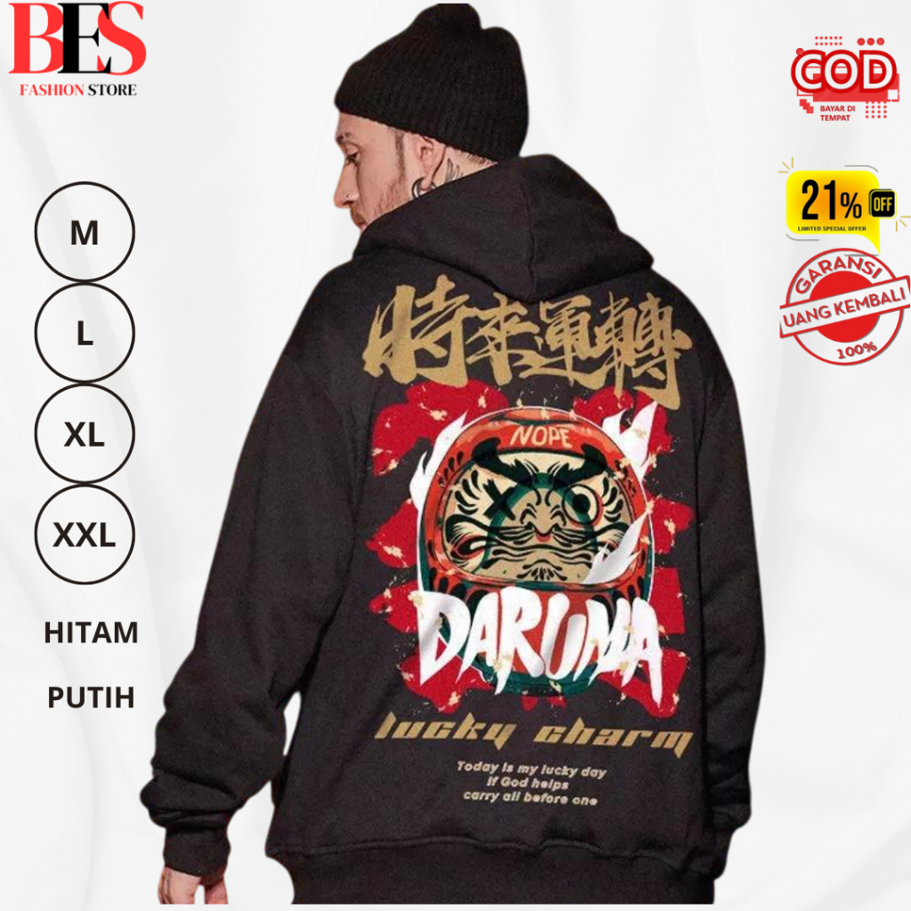Hoodie Hodie Hodie Jumper Pria Cewek Cowok Unisex Distro Premium Keren Bahan Tebal