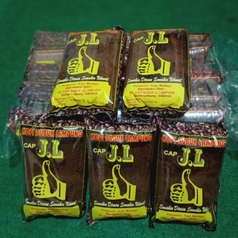 

Paket Murah 5 Pcs Kopi Jempol 225gr Kopi Asli Lampung