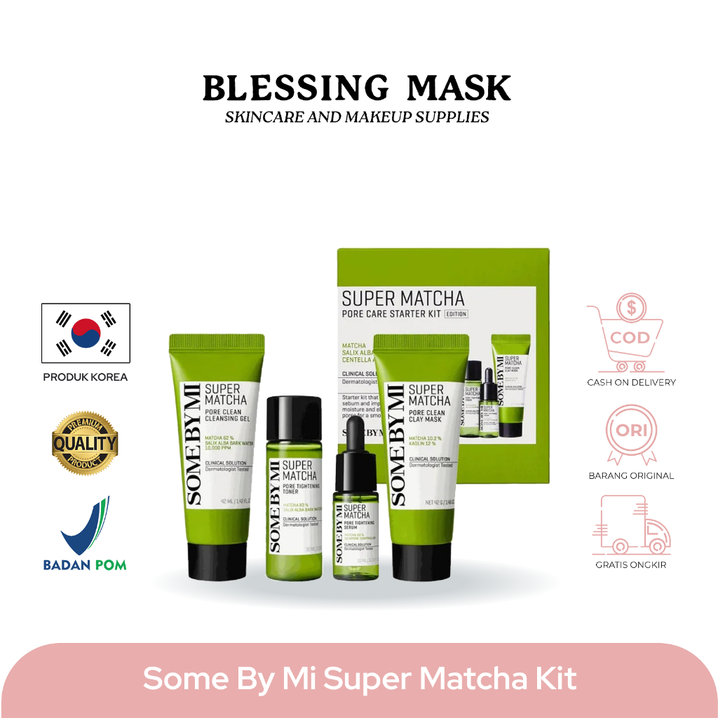 SomeByMi super Matcha Pore Care Starter Kit | SOME BY MI - TRIAL KIT