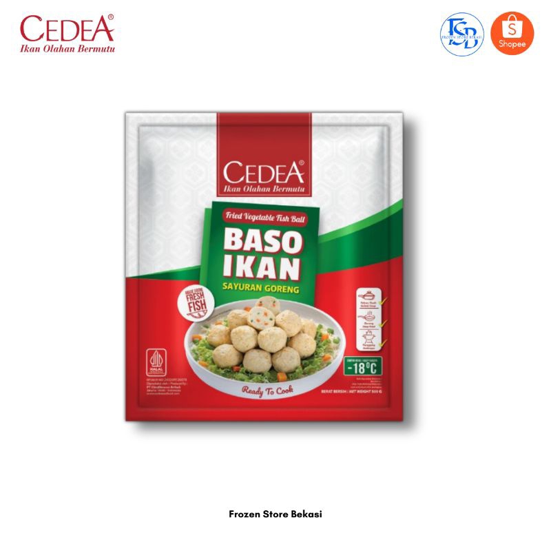 

Cedea Baso Ikan Sayuran Goreng 500gr