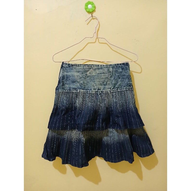 PRELOVED ROK JEANS WANITA JEANS SKIRT REMAJA MINI SKIRT ANAK