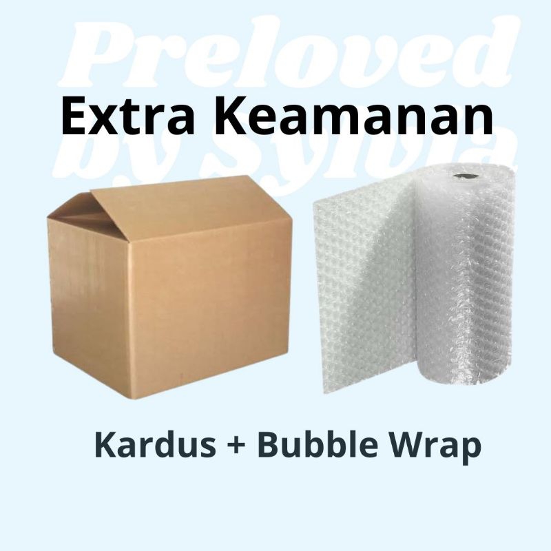 

[EXTRA KEAMANAN] KARDUS + BUBBLE WRAP (TAMBAHAN PACKING)
